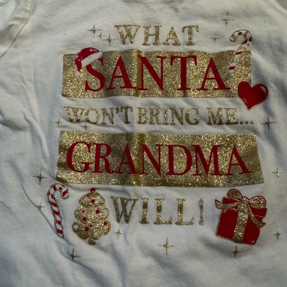 The Children's Place White and Red Long Sleeve Tee